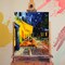 Paint by Numbers for Adults and Beginner, 4 Pack Van Gogh Starry Night, Without Frame DIY Oil Painting Acrylic Paints, Home Wall Decor Gift (16x19inch)